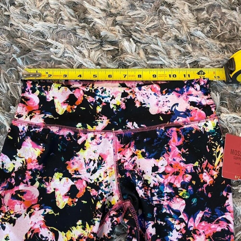 NWT Multi-Colored Paint Splatter Design Leggings XS - Picture 5 of 7